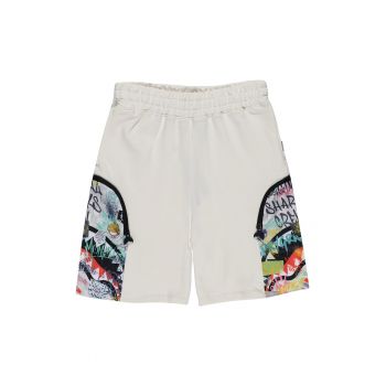 Pantaloni scurti cu buzunare cu fermoar Sharks In The Rizz