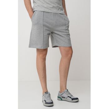Pantaloni scurti de bumbac cu buzunare laterale