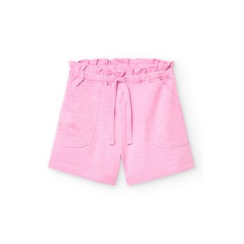 Pantaloni scurti de bumbac cu snur