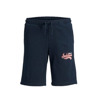 Pantaloni scurti uni cu snur