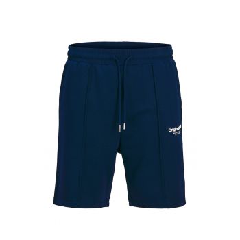 Pantaloni scurti uni cu snur de ajustare