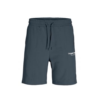 Pantaloni scurti uni cu snur de ajustare