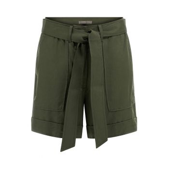 Pantaloni scurti uni din lyocell