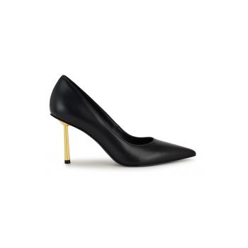 Pantofi din piele ecologica cu toc stiletto Deonne