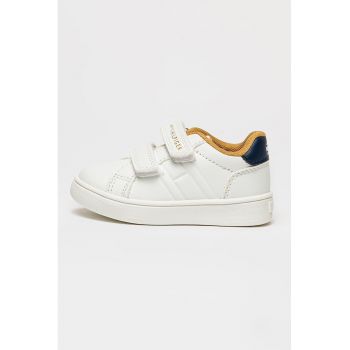 Pantofi sport cu logo si inchidere velcro