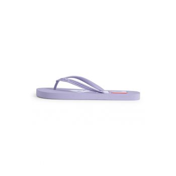 Papuci flip-flop cu logo stantat Troy