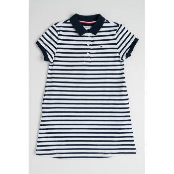 Rochie mini cu guler polo