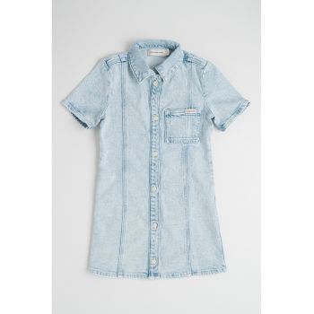 Rochie slim fit din denim
