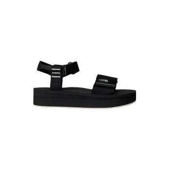 Sandale cu talpa plata si velcro