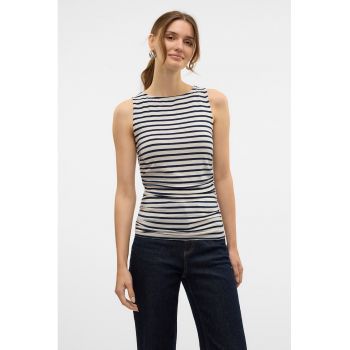 Top slim fit cu model in dungi
