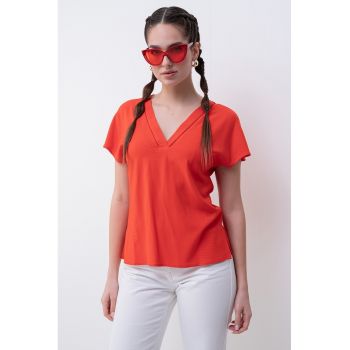 Tricou cu decolteu in V Bella