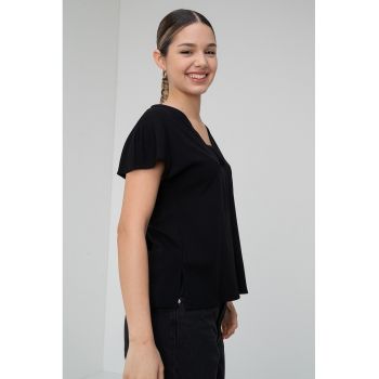 Tricou cu decolteu in V Bella