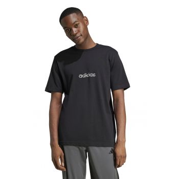 Tricou cu decolteu la baza gatului si imprimeu logo