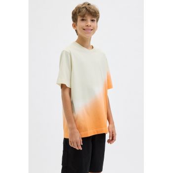 Tricou cu imprimeu text pe partea din spate