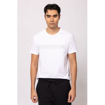 Tricou de bumbac cu imprimeu logo
