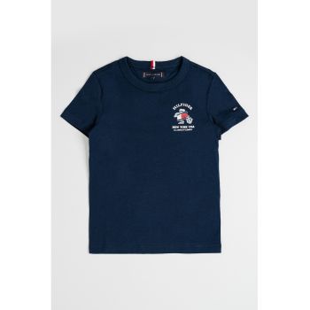 Tricou de bumbac cu logo
