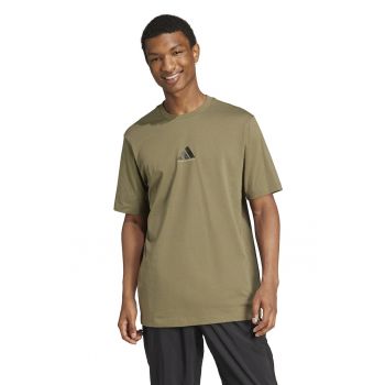 Tricou lejer cu imprimeu pe partea din spate