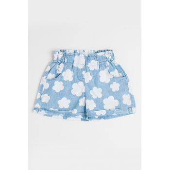 Blugi scurti cu imprimeu floral