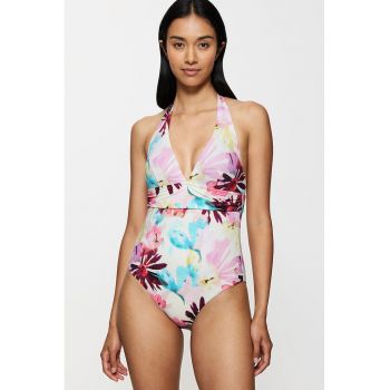 Costum de baie intreg cu imprimeu