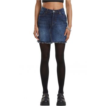 Fusta din denim cu talie inalta