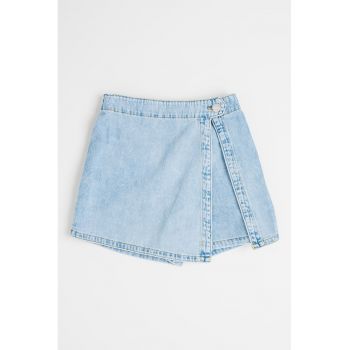 Fusta-pantalon de denim