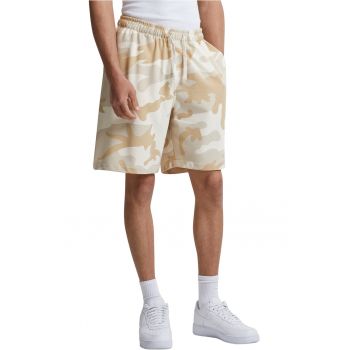 Pantaloni de trening din amestec de bumbac cu model camuflaj