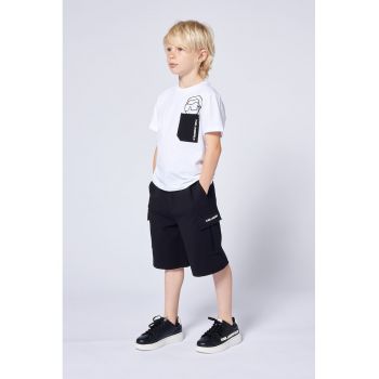 Pantaloni scurti cargo cu buzunare cu clapa