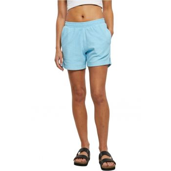 Pantaloni scurti cu buzunare laterale si model uni