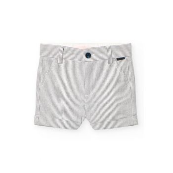 Pantaloni scurti cu model in dungi