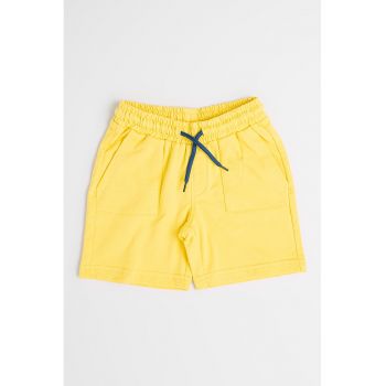 Pantaloni scurti cu snur de ajustare in talie