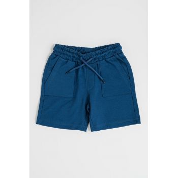 Pantaloni scurti cu snur de ajustare in talie