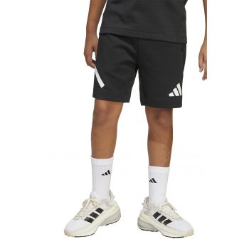 Pantaloni scurti cu snur de ajustare si buzunare laterale
