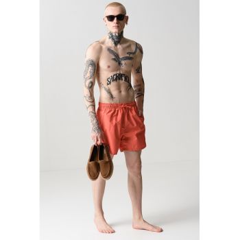 Pantaloni scurti de baie cu imprimeu logo
