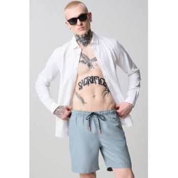 Pantaloni scurti de baie cu snur de ajustare