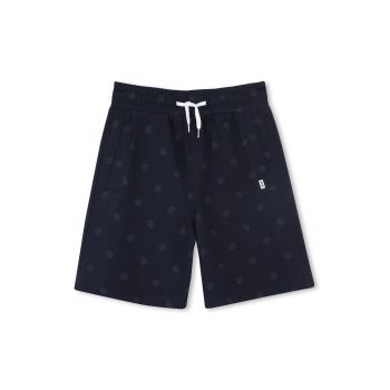 Pantaloni scurti din amestec de bumbac cu model