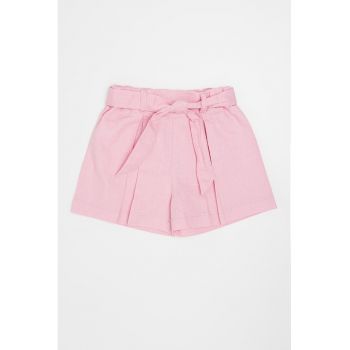 Pantaloni scurti din amestec de in