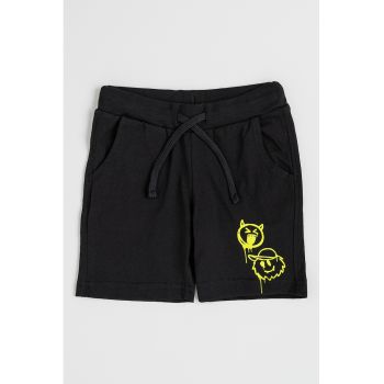 Pantaloni scurti din bumbac cu talie ajustabila