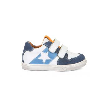 Pantofi din piele cu inchidere velcro Double