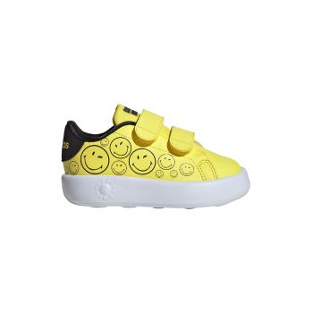 Pantofi sport de piele ecologica cu velcro