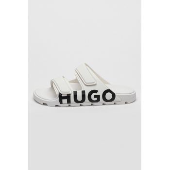 Papuci cu logo si design cu velcro