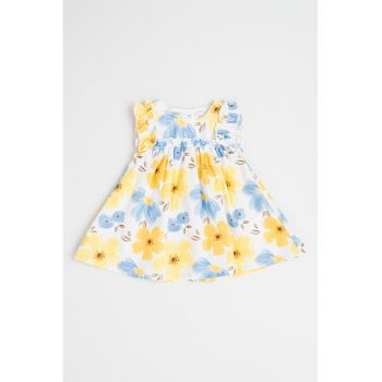 Rochie evazata cu imprimeu floral