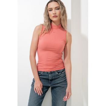 Top slim fit fara maneci