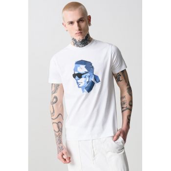 Tricou de bumbac cu imprimeu