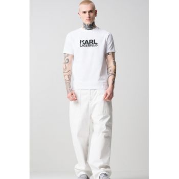 Tricou din amestec de bumbac cu logo