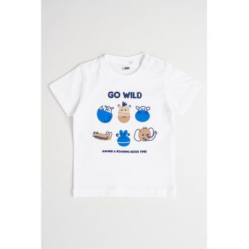 Tricou din bumbac cu imprimeu