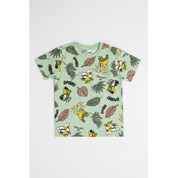 Tricou din bumbac cu imprimeu grafic