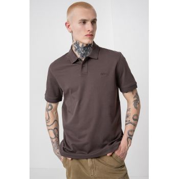Tricou polo cu logo brodat