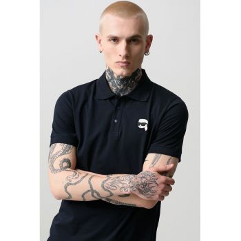 Tricou polo cu logo cauciucat