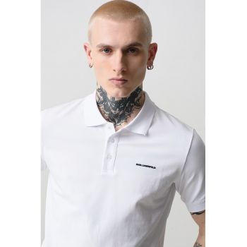 Tricou polo cu logo discret