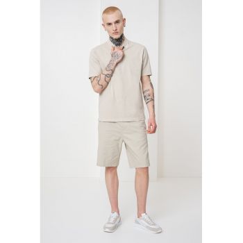 Tricou polo relaxed fit